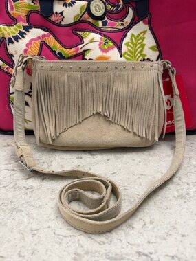 Minnetonka Fringed Suede Crossbody Bag